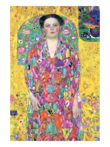 Portrait Of Eugenia M Primavesi - Gustav Klimt Painting
